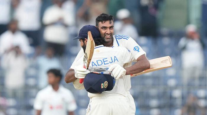 Ashwin’s Century Rescues India on Day 1 of Test Against Bangladesh