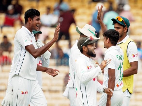 Mahmud Hopes to Restrict India Under 400 in Chennai Test