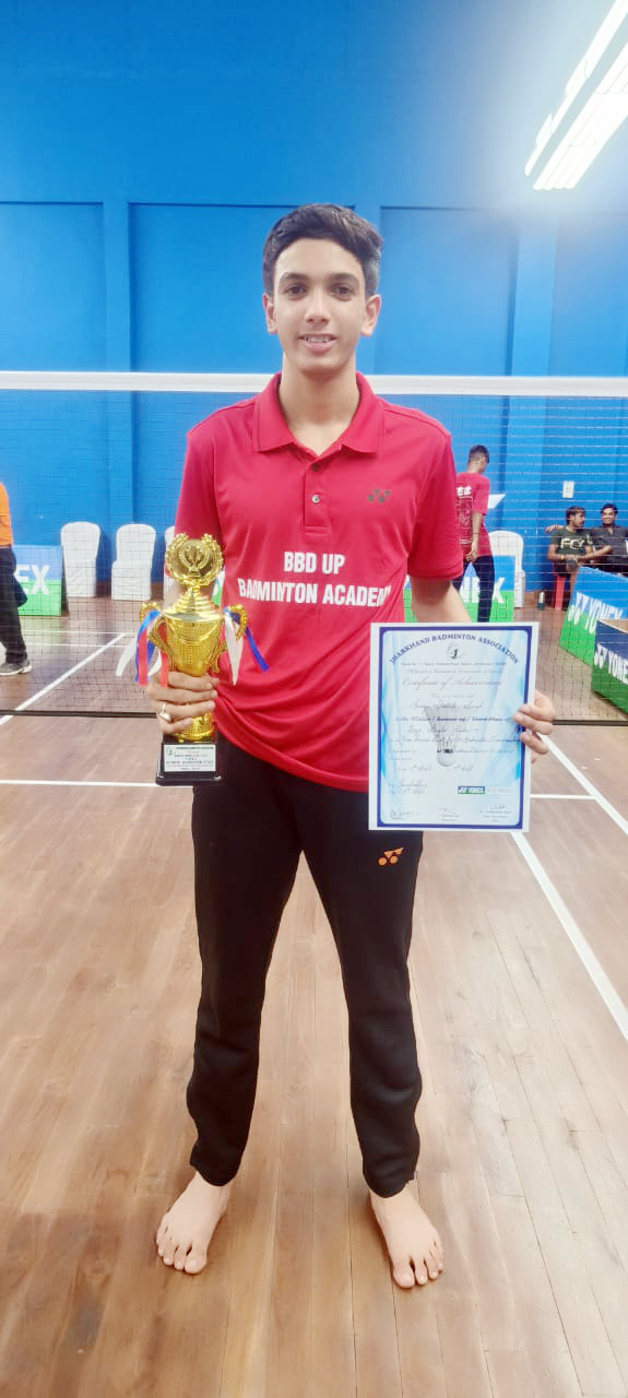 Suraj Pratap Singh Clinches State Champion Title at Junior Badminton Championship 2024